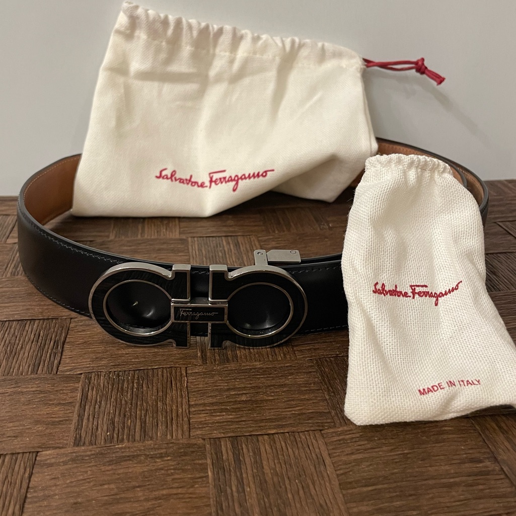 Salvatore Ferragaomo Belt. Slight Wear. Very Good Condition. Size 46